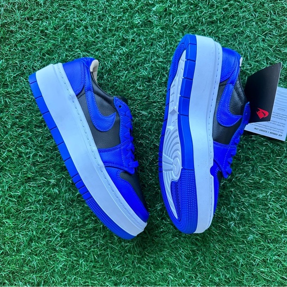 Nike Air Jordan 1 Elevate Low Black / Hyper Royal - Picture 4 of 9